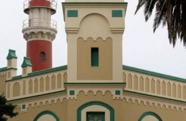 Swakopmund State House en vuurtoren