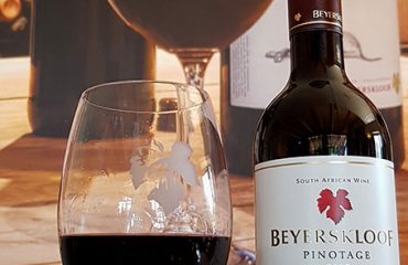 Beyerskloof Pinotage en glas