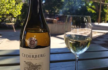 Cederberg wijn en glas